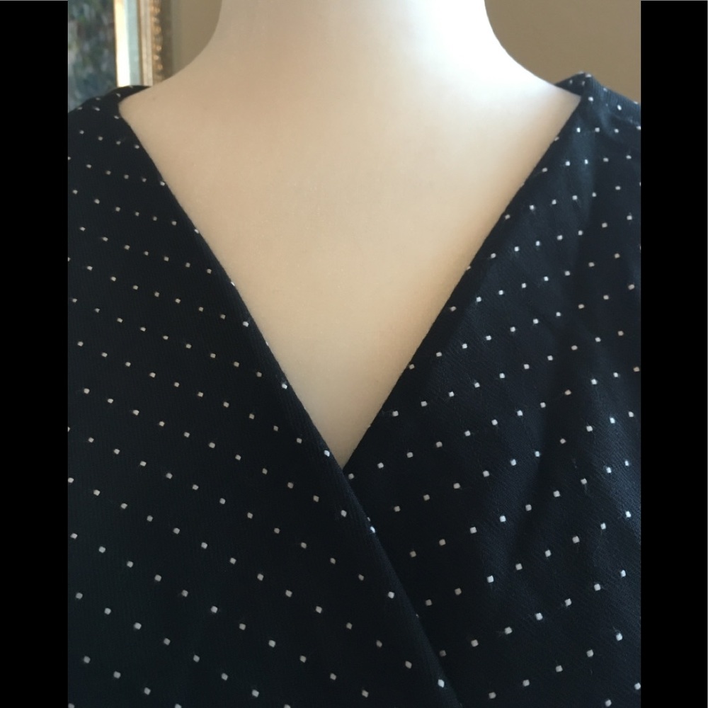 Do+Be Ruffled Sleeves Wrap Top - Picture 2 of 5
